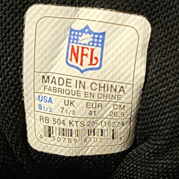 Reebok Official NFL Turf Football Cleats - Picture 2 of 9